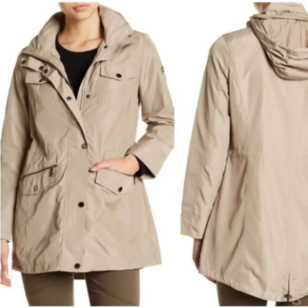 Michael Kors Hooded Anorak Jacket Coat Size L